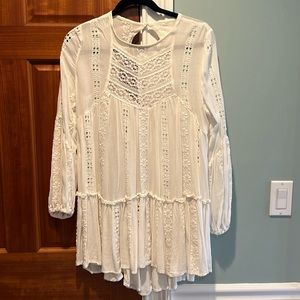 free people white tunic